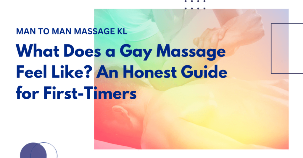 People trying gay massage for the first time